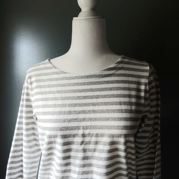 J.Crew Factory Striped Top - Picture 2 of 4